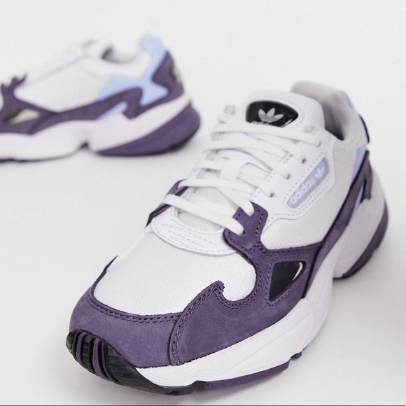 adidas originals ryv falcon sneakers in shady blue